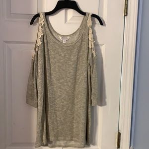 Like new! Charming Charlie sweater with cut outs